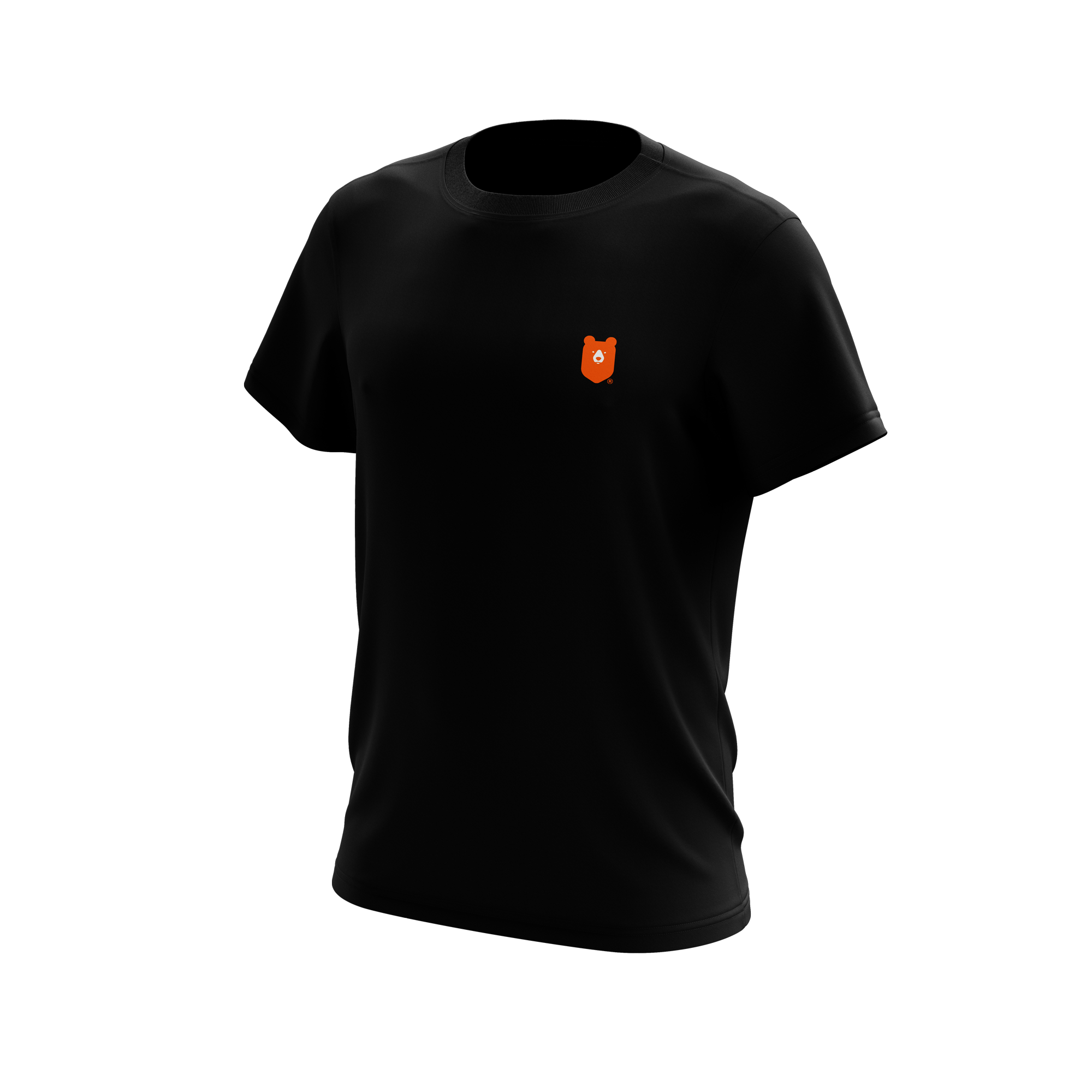 T-shirt The Bears Private Club en noir et orange